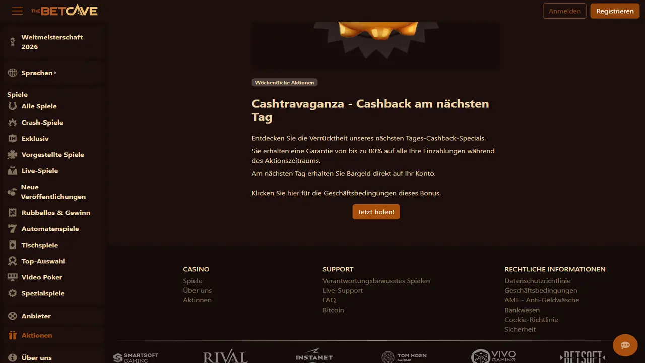 Betcave Cashtravaganza